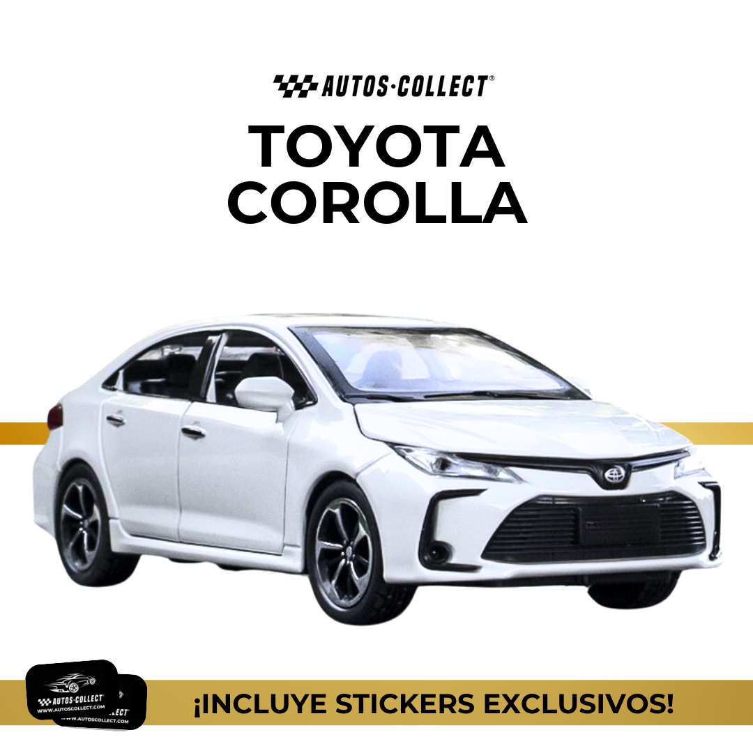 ¡COLECCIONABLE IMPORTADA! TOYOTA COROLLA + STICKERS VIP